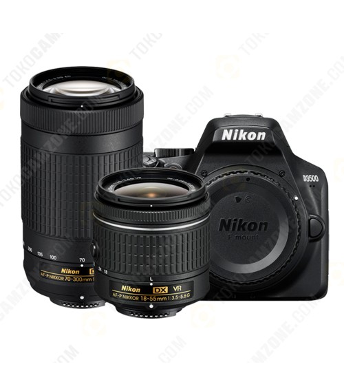 Nikon D3500 Double Kit Lens 18-55mm + 70-300mm